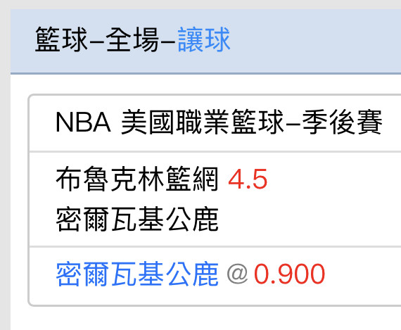 NBA >> 6/6 公鹿VS籃網 主推+第一節分析文已寫入小叮嚀 歡迎大家多多支持! - 玩運彩討論區 運動彩券朋友圈